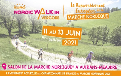 RDV du 3 au 5 juin 2022 à Villard-de-Lans pour la 10e édition de l’Euro NordicWalkin’Vercors !