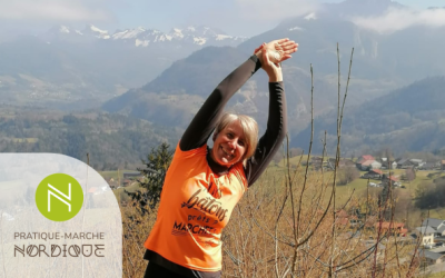 Le travail postural en marche nordique